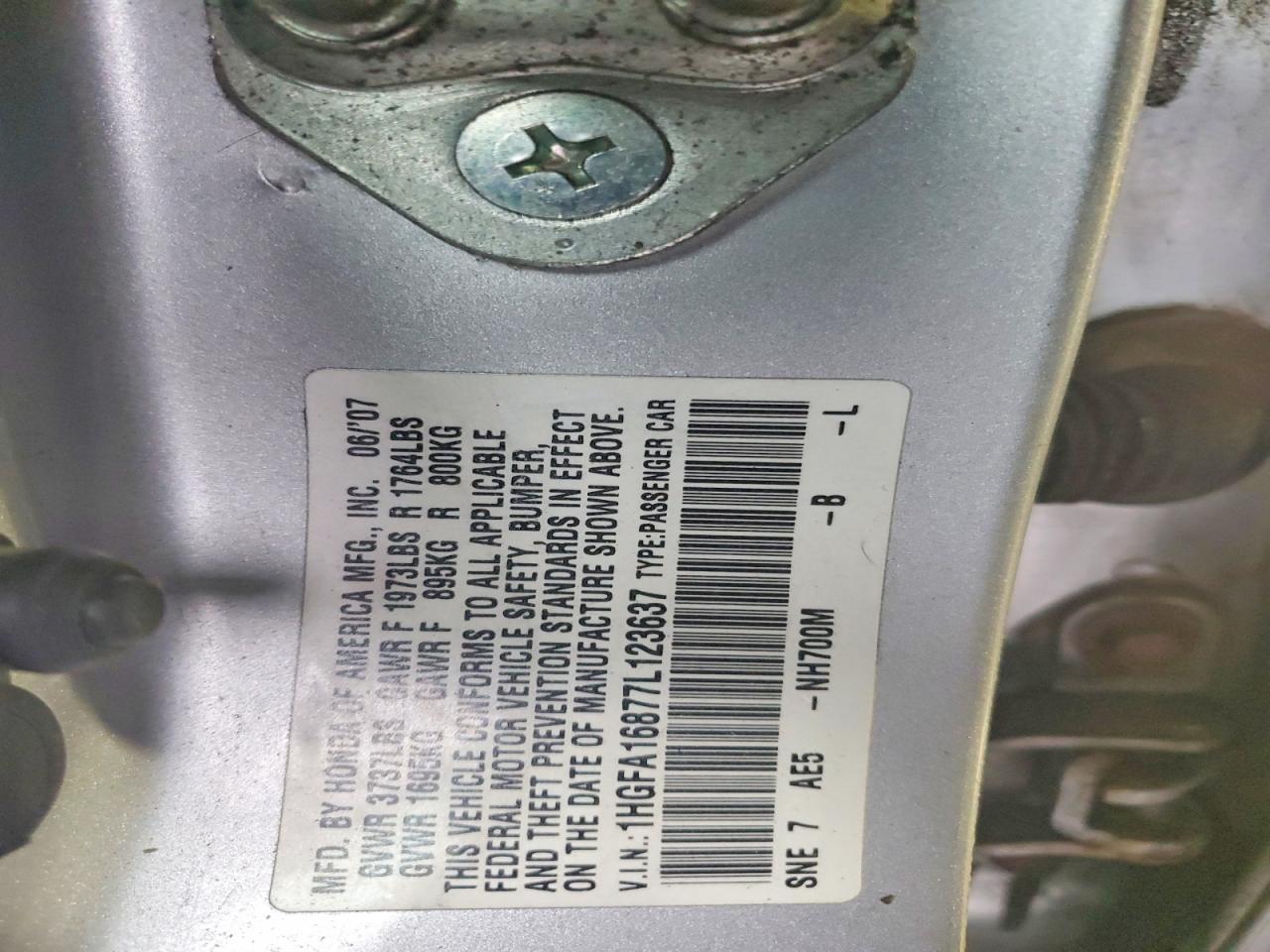 2007 Honda Civic ex