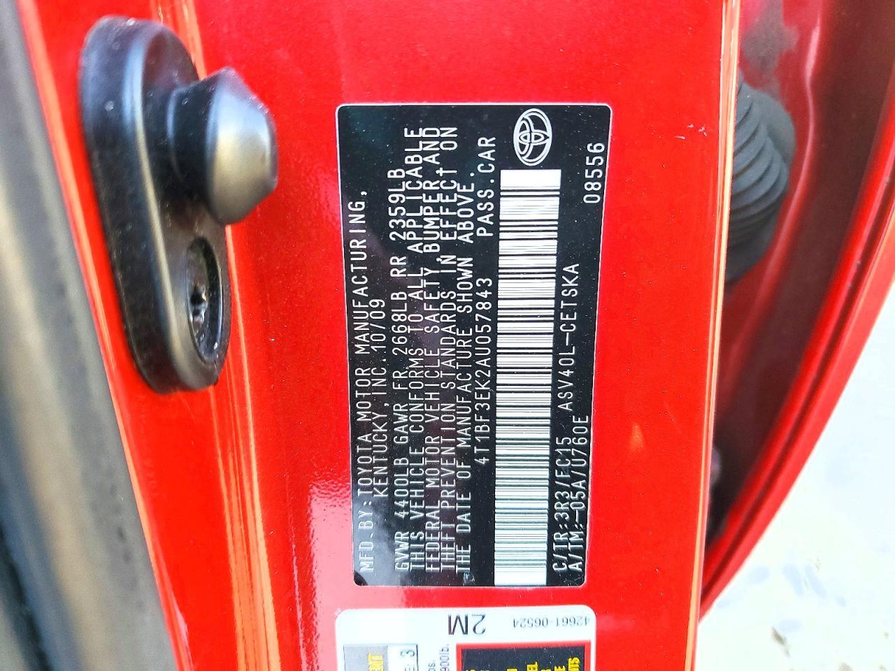2010 Toyota Camry Base