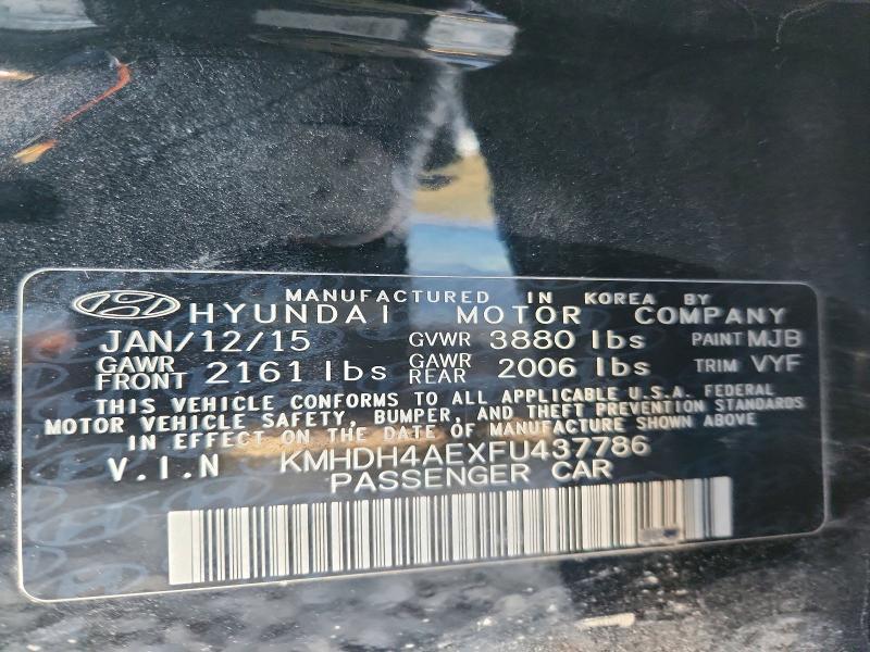 2015 Hyundai Elantra se