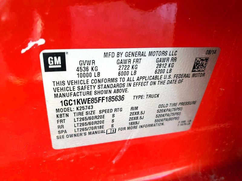 2015 Chevrolet Silverado K2500 Heavy Duty LTZ
