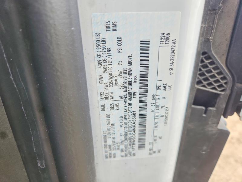 2022 Ford Transit T-350 Utility / Service Van