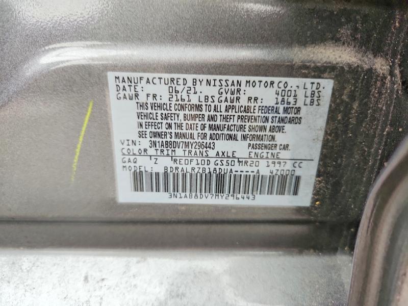 2021 Nissan Sentra sr