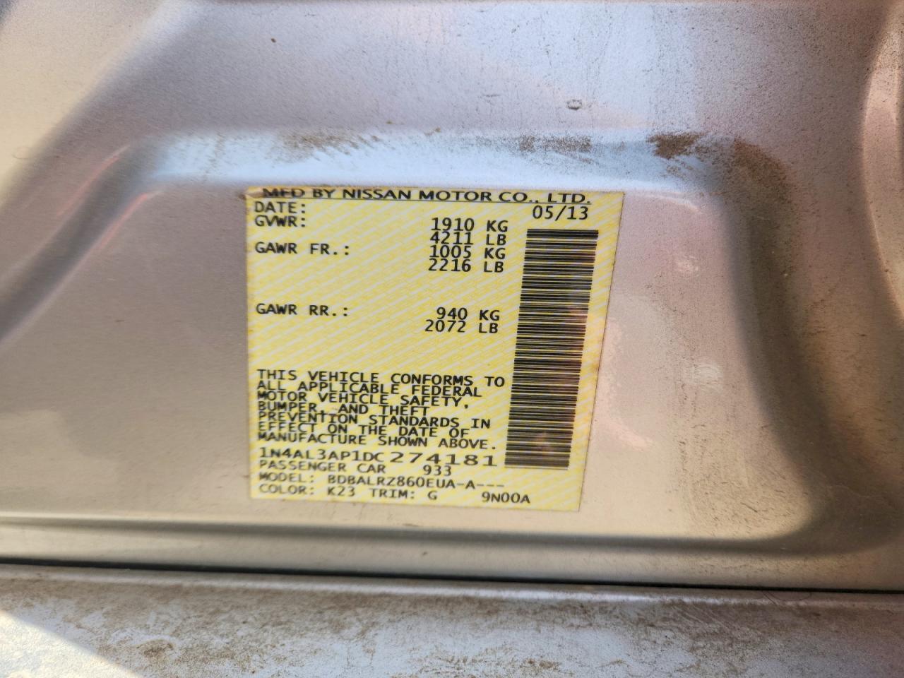 2013 Nissan Altima 2.5