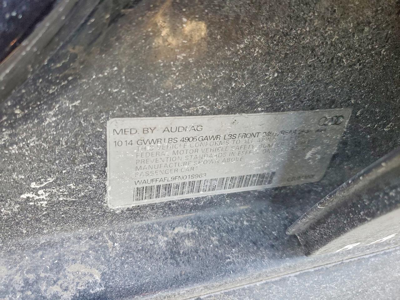 2015 Audi A4 Premium Plus