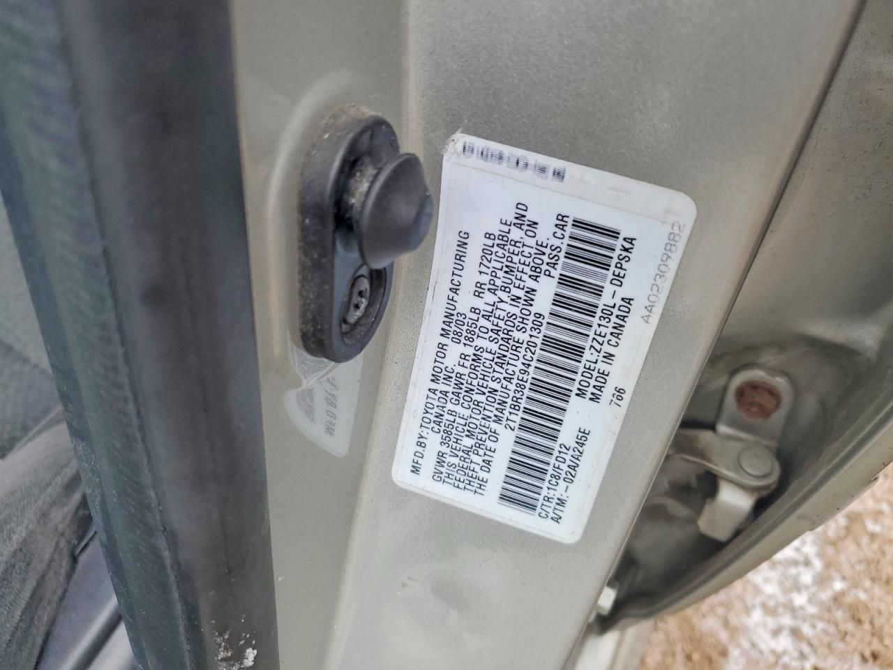 2004 Toyota Corolla ce