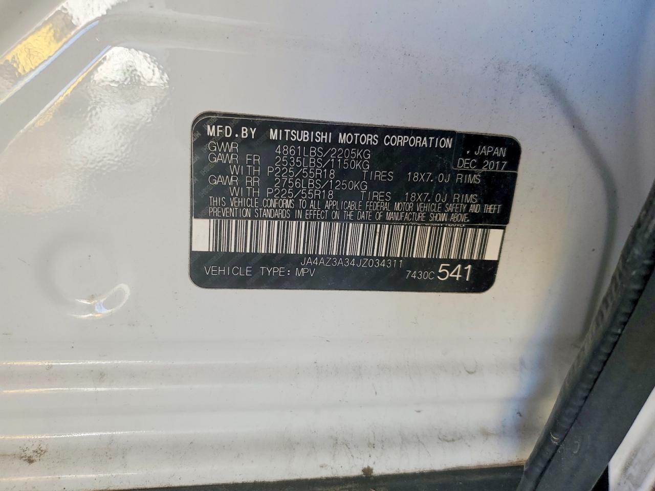 2018 Mitsubishi Outlander se
