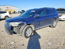 Vehiculos salvage en venta de Copart Amarillo, TX: 2013 Toyota Highlander Base