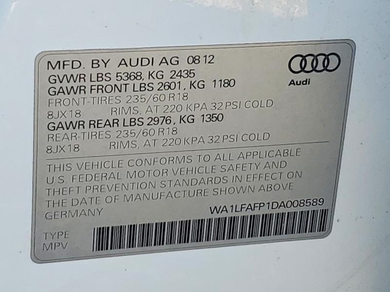 2013 Audi Q5 Premium Plus