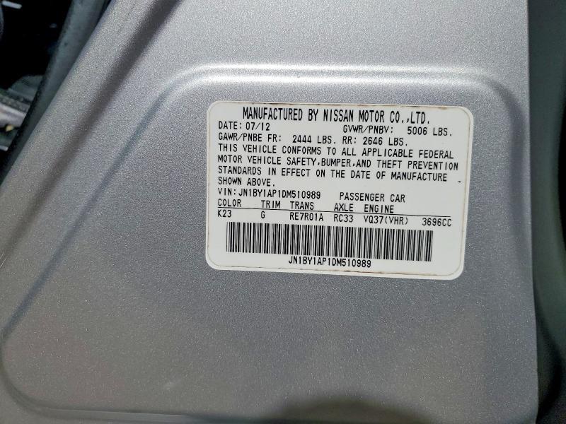 2013 Infiniti M37 Base