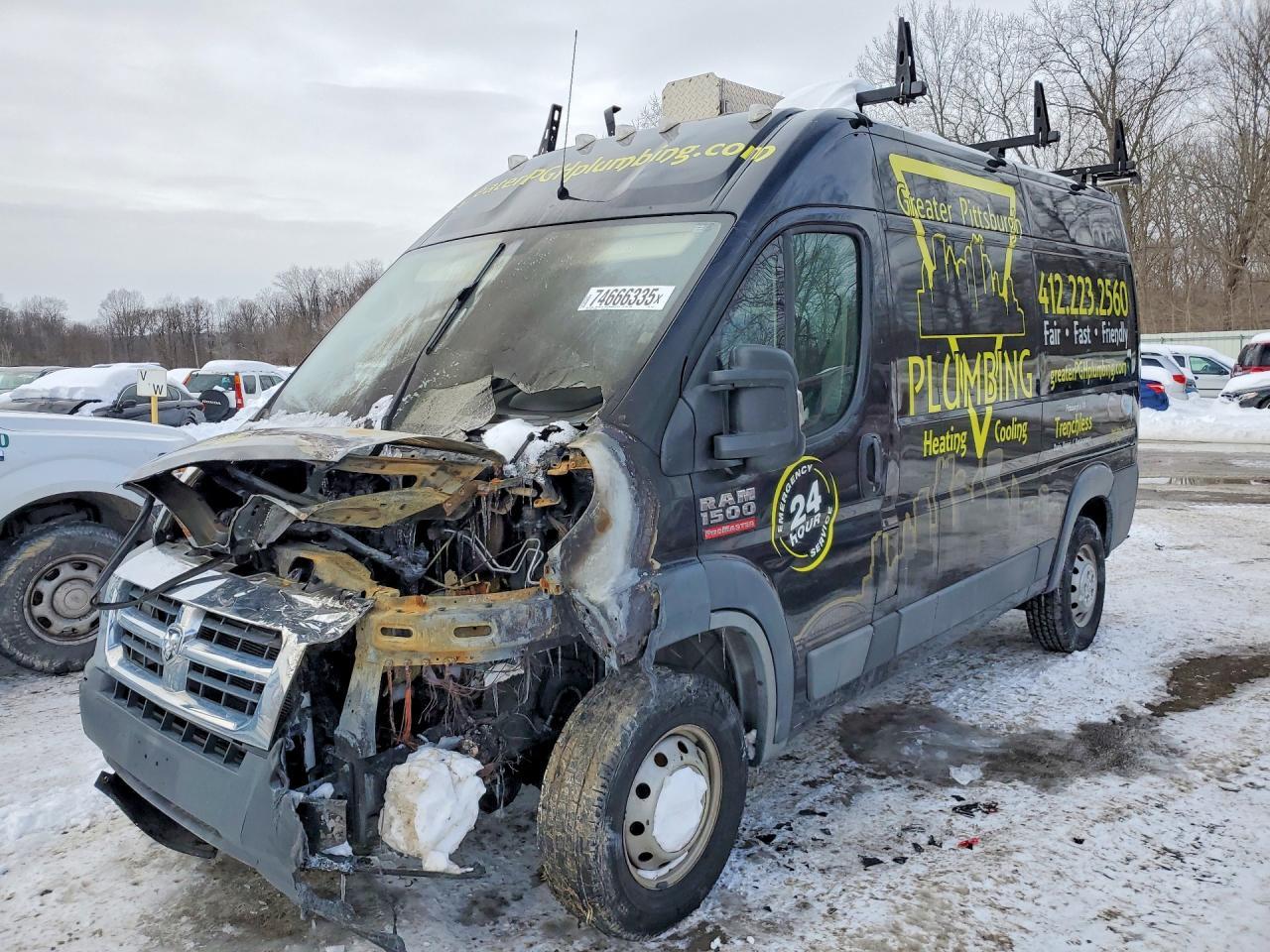 2018 Dodge RAM Promaster 1500 Utility / Service Van