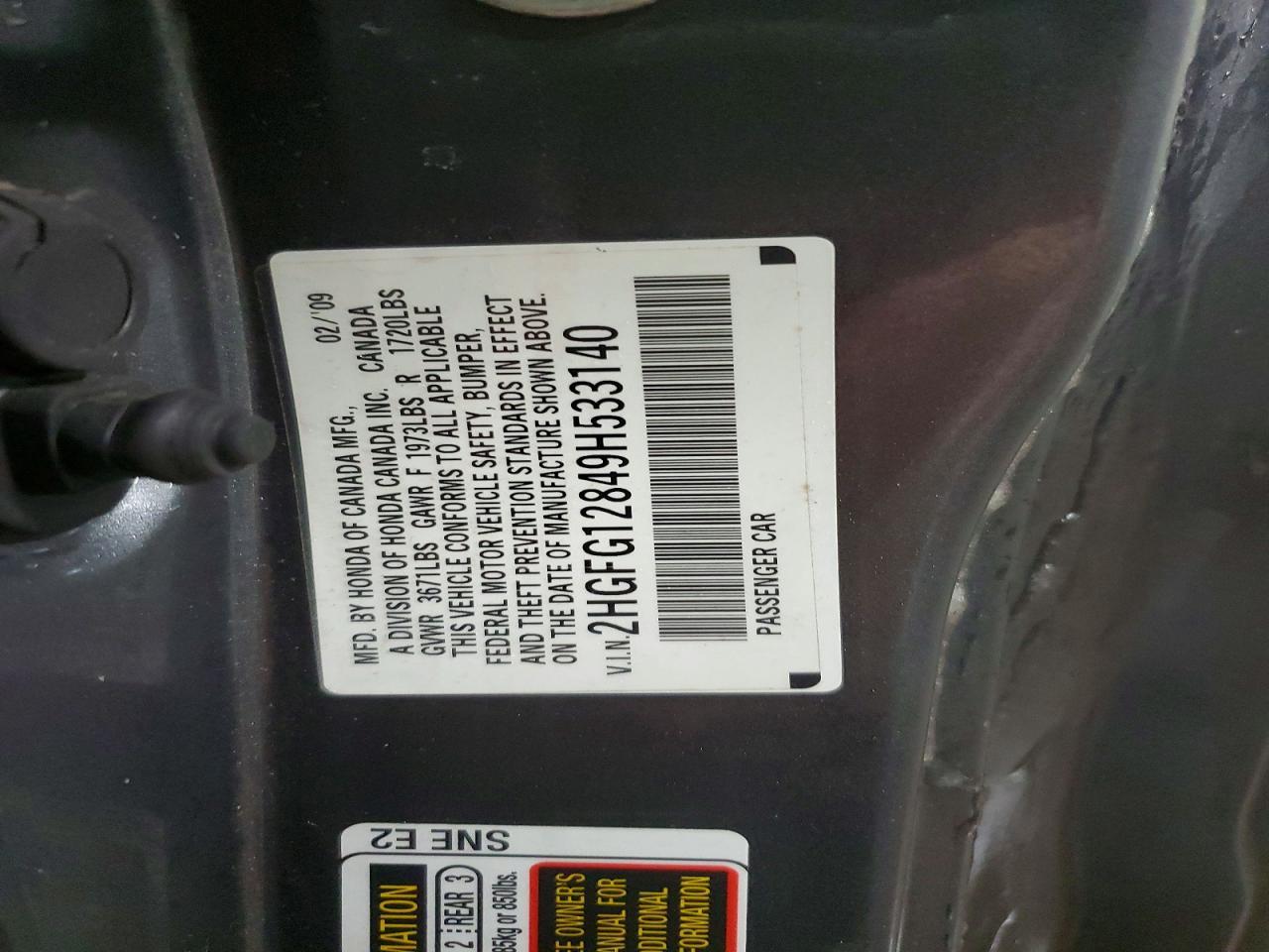 2009 Honda Civic ex