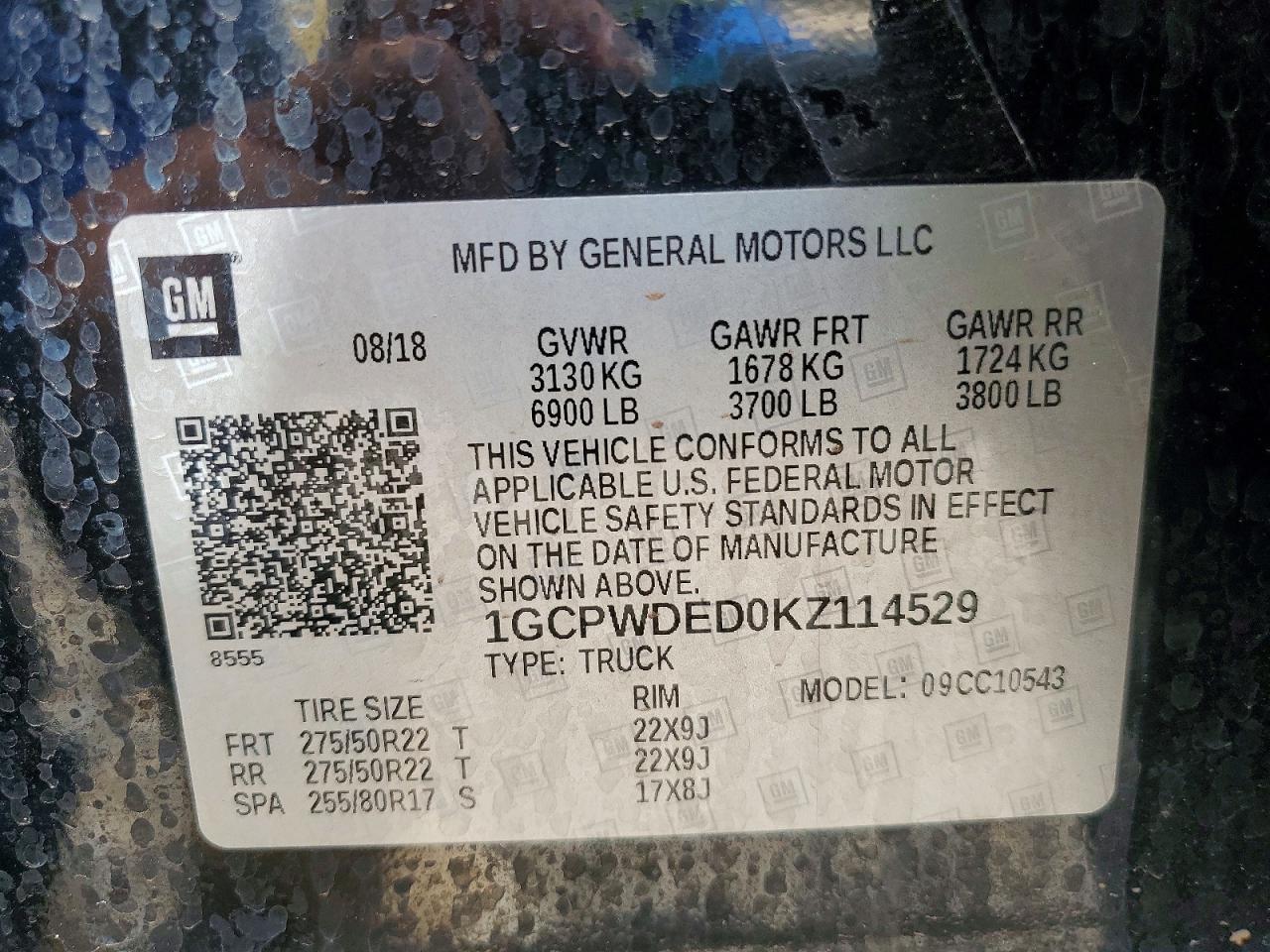 2019 Chevrolet Silverado C1500 RST
