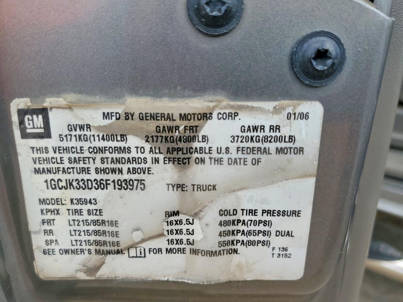 2006 Chevrolet Silverado K3500