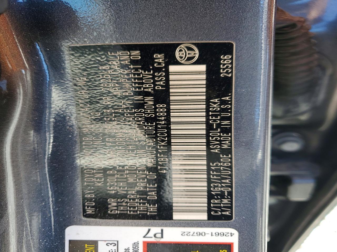 2012 Toyota Camry