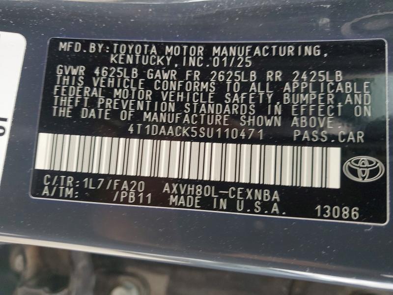 2025 Toyota Camry xse