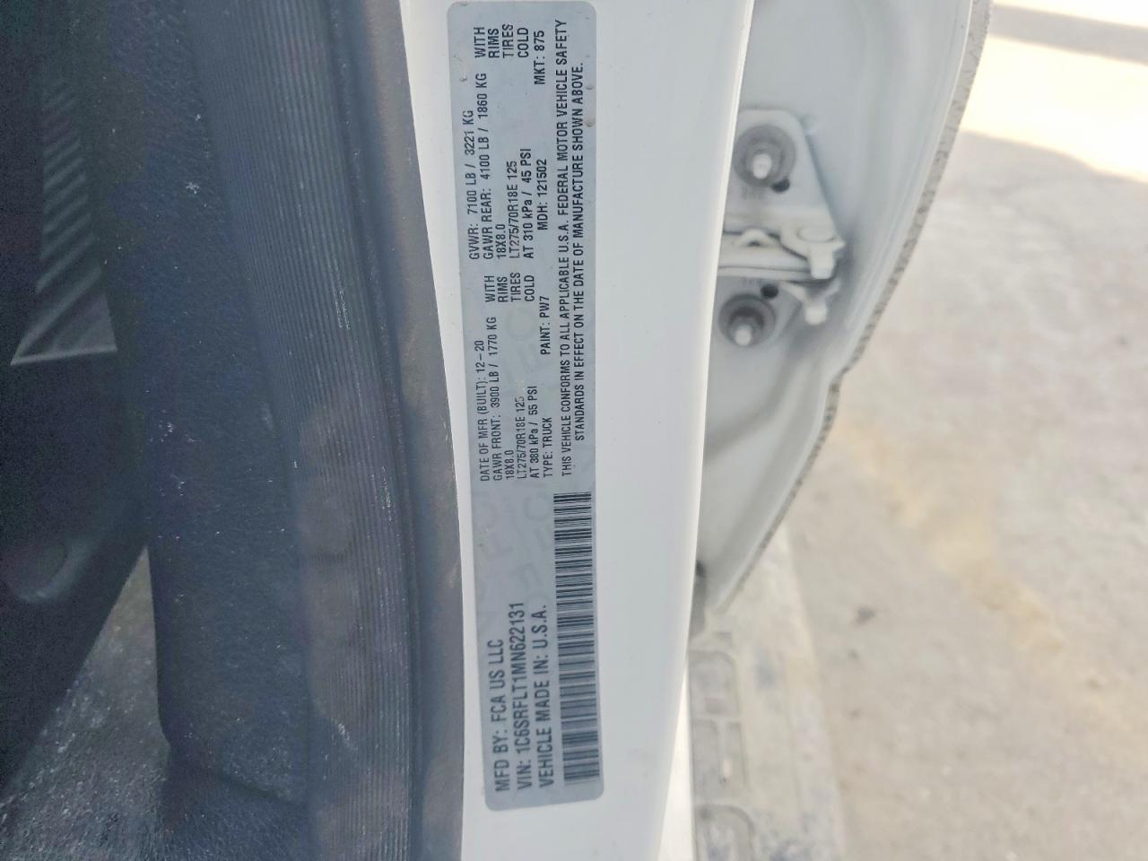 2021 Dodge Ram 1500 Rebel