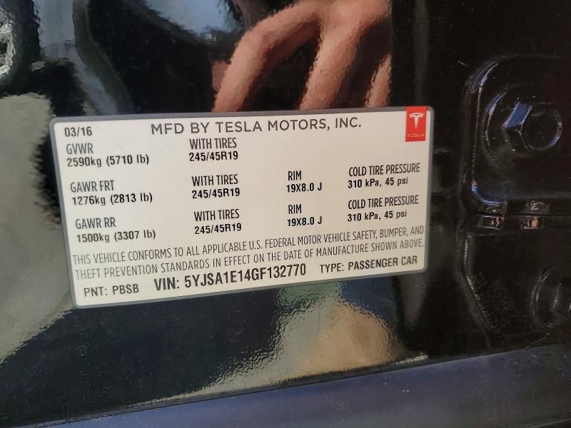 2016 Tesla Model s