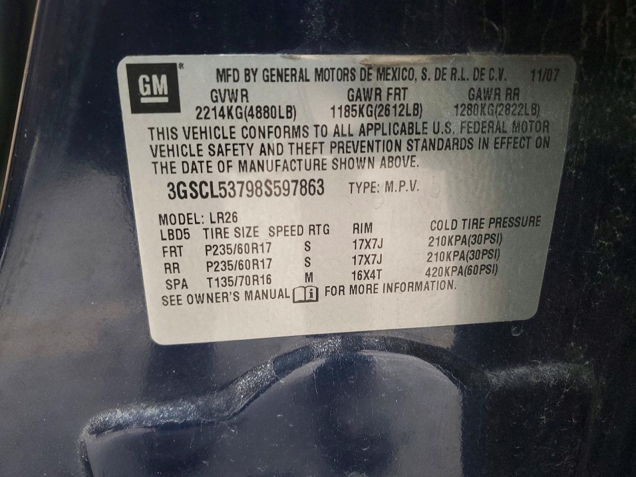 2008 Saturn Vue xr