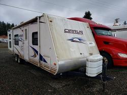 Salvage cars for sale from Copart Graham, WA: 2008 Pilgrim In Ternational Cirrus FD-306 Camper