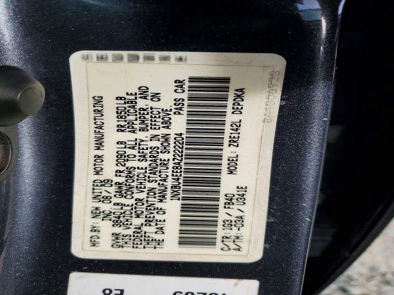 2010 Toyota Corolla Base