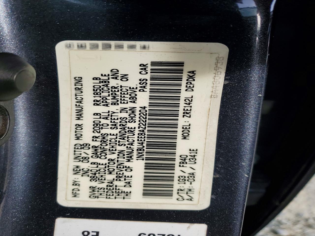 2010 Toyota Corolla Base