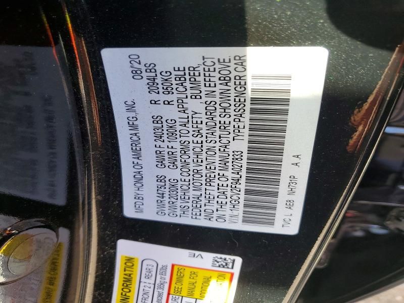 2020 Honda Accord Touring