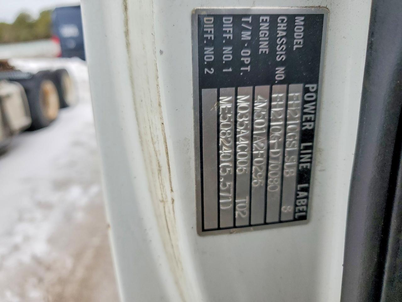 2003 Mitsubishi Fuso Truck Of  FH 210