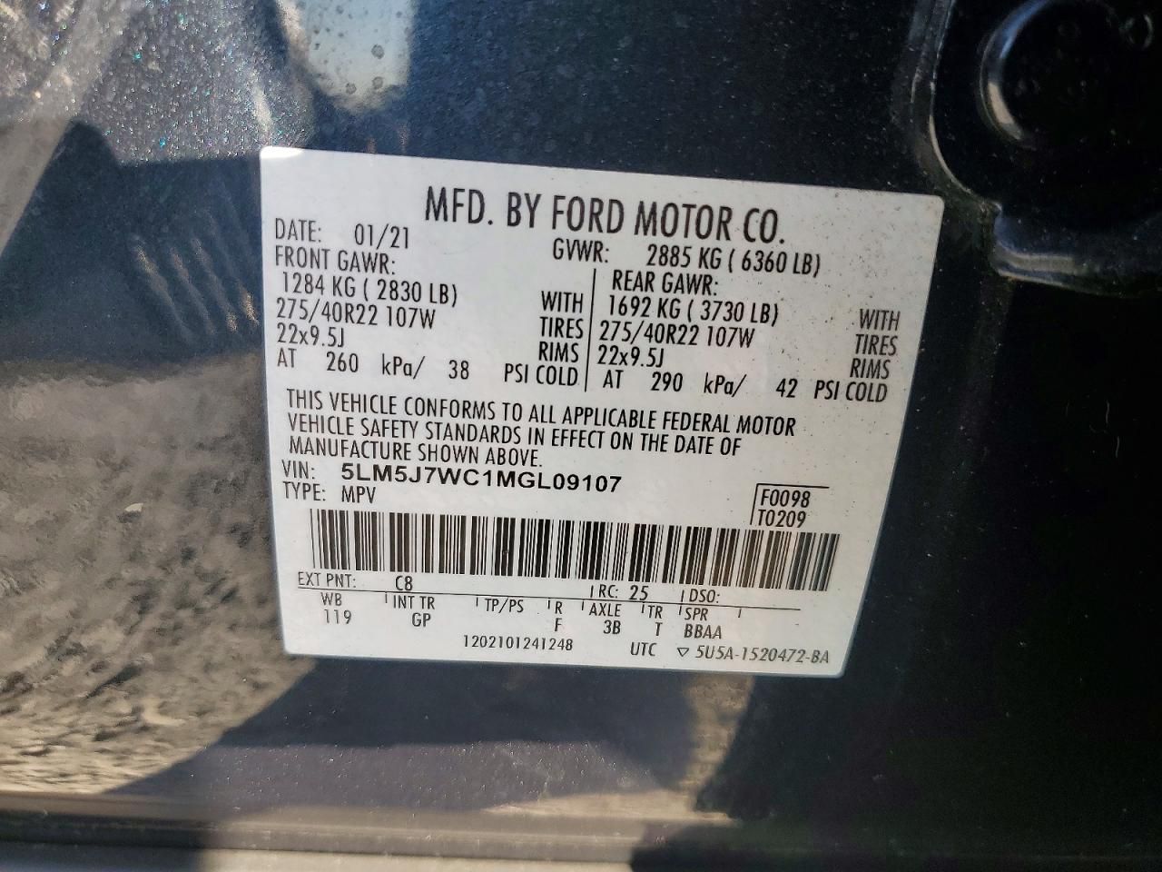 2021 Lincoln Aviator Reserve