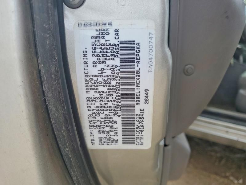 2002 Toyota Avalon xls