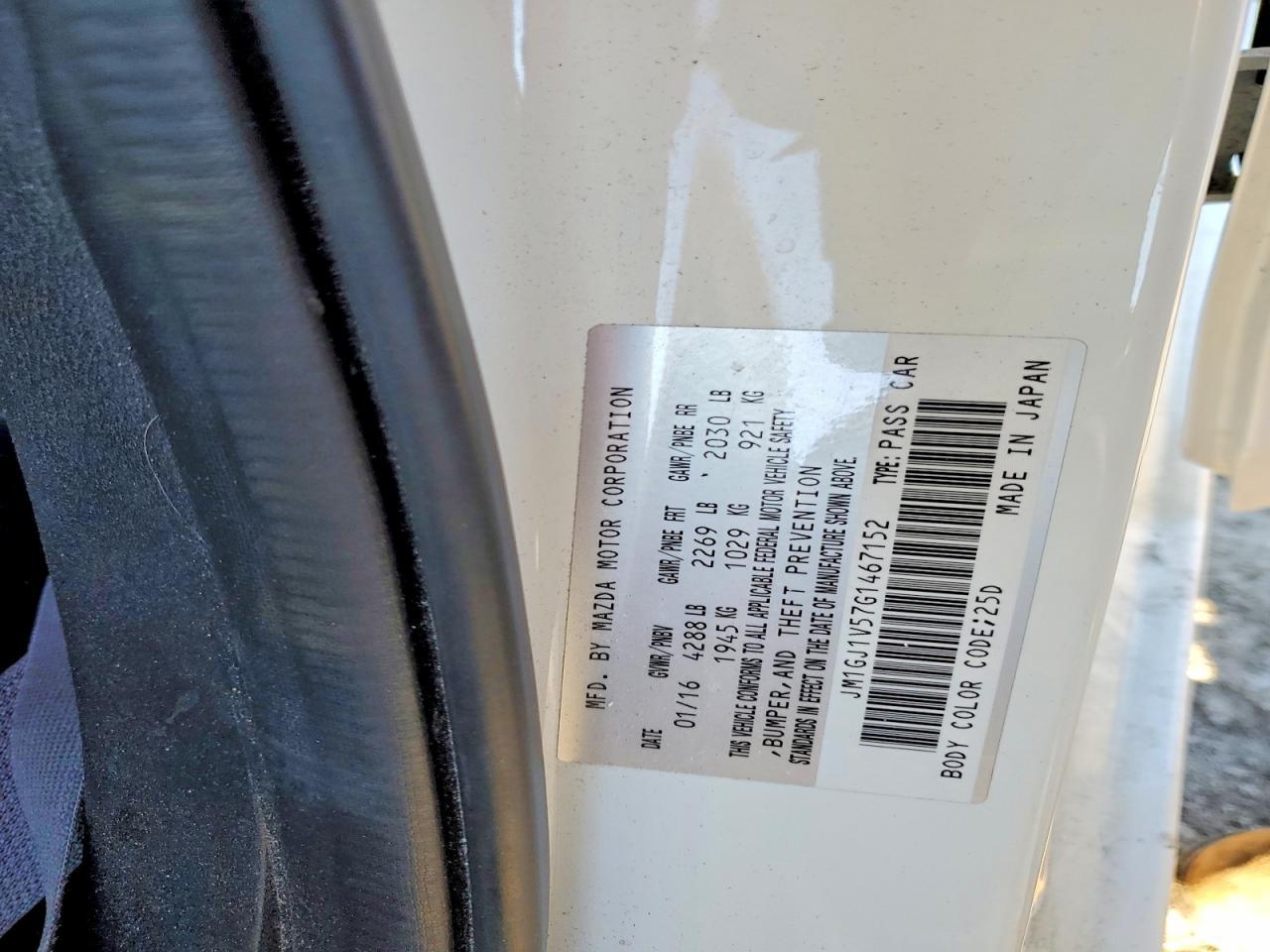 2016 Mazda 6 Touring