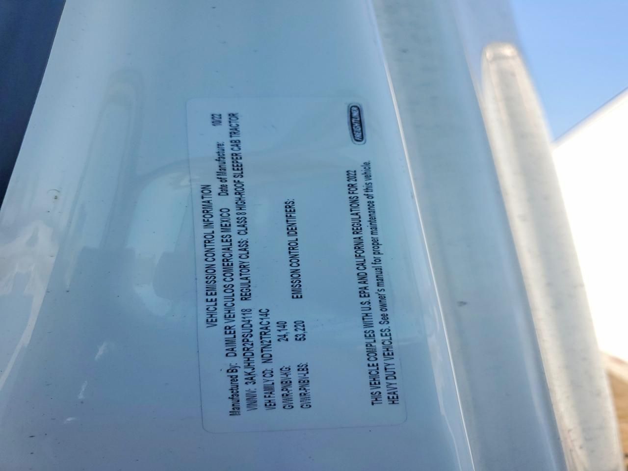 2023 Freightliner Cascadia 126 Semi Truck