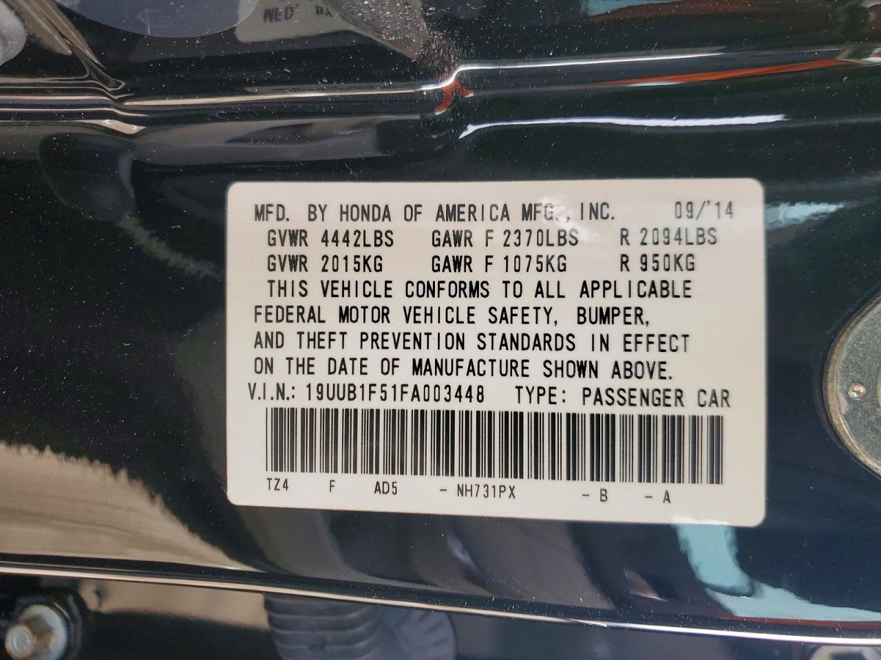 2015 Acura Tlx Tech