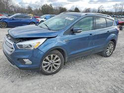 Ford salvage cars for sale: 2018 Ford Escape Titanium