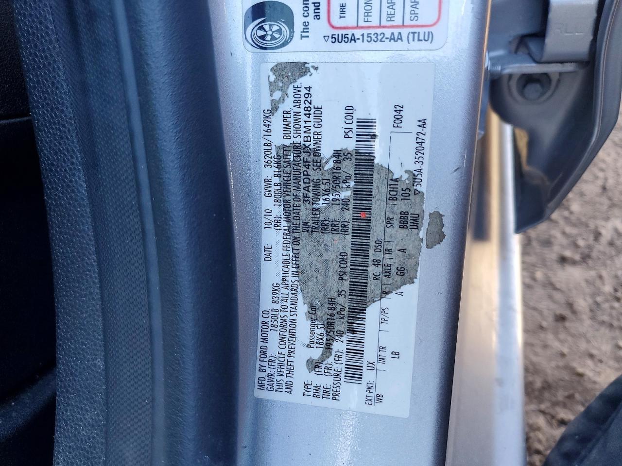 2011 Ford Fiesta ses
