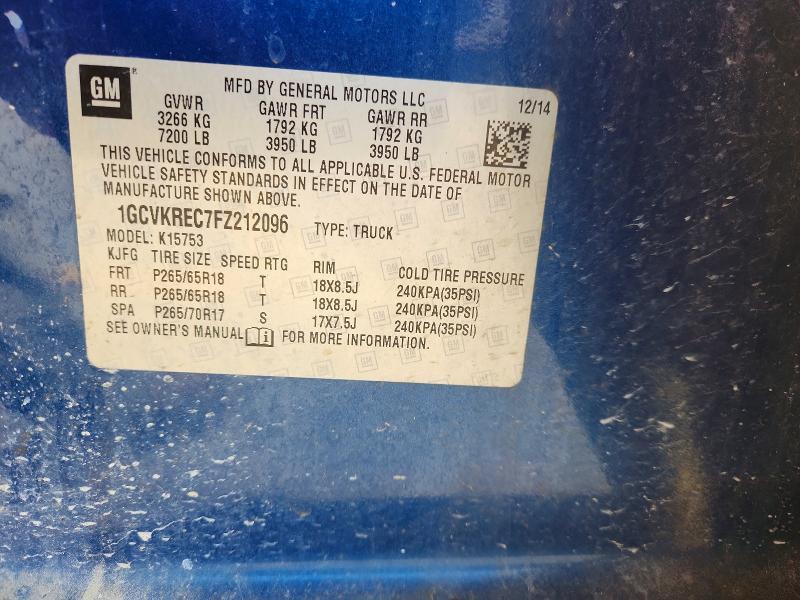 2015 Chevrolet Silverado K1500 LT