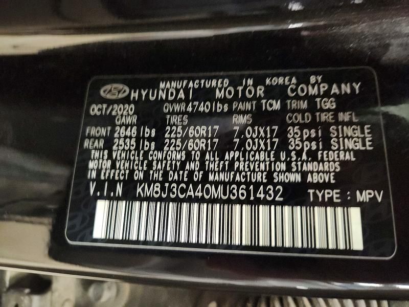 2021 Hyundai Tucson Limited