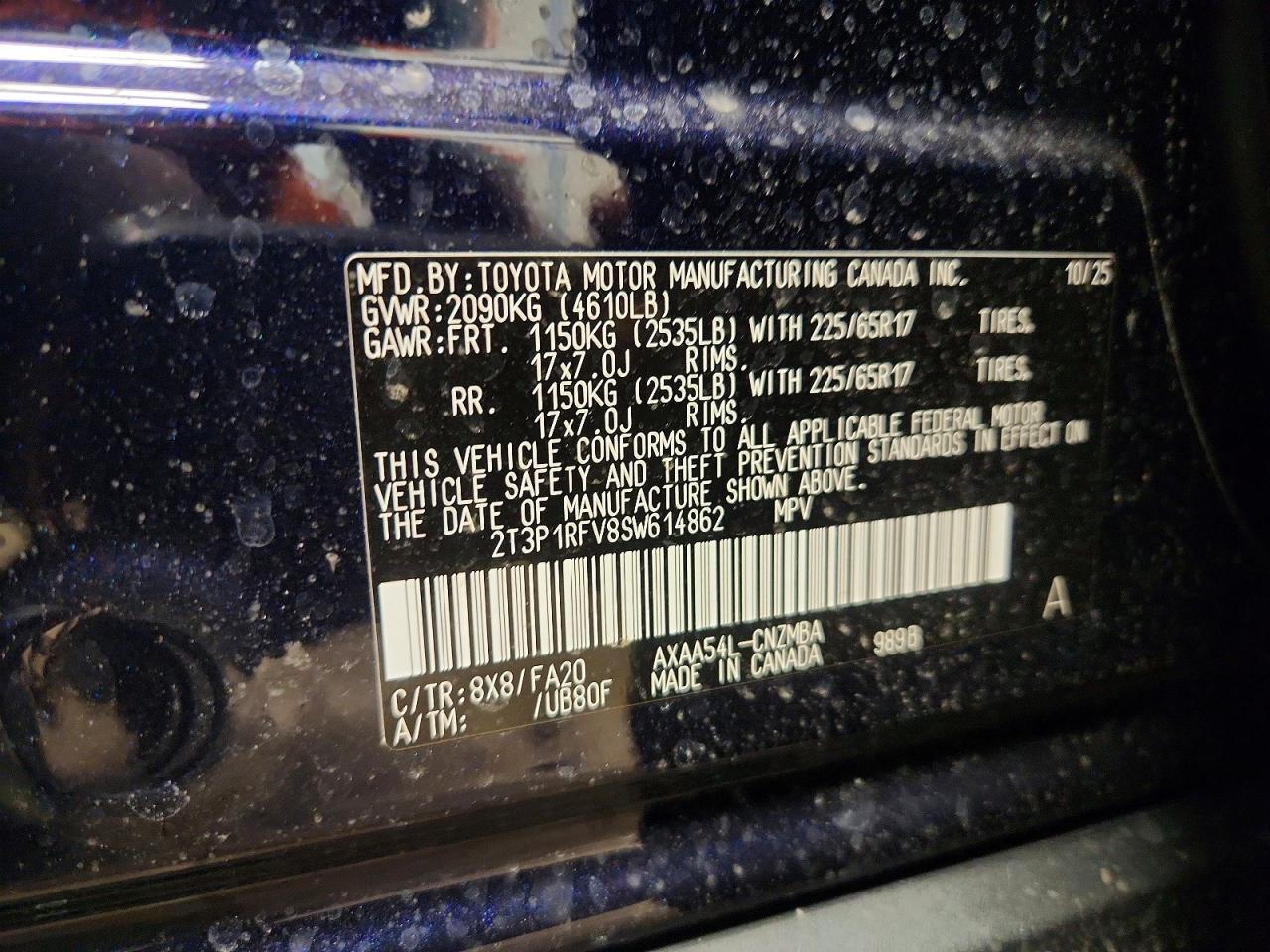 2025 Toyota Rav4 xle