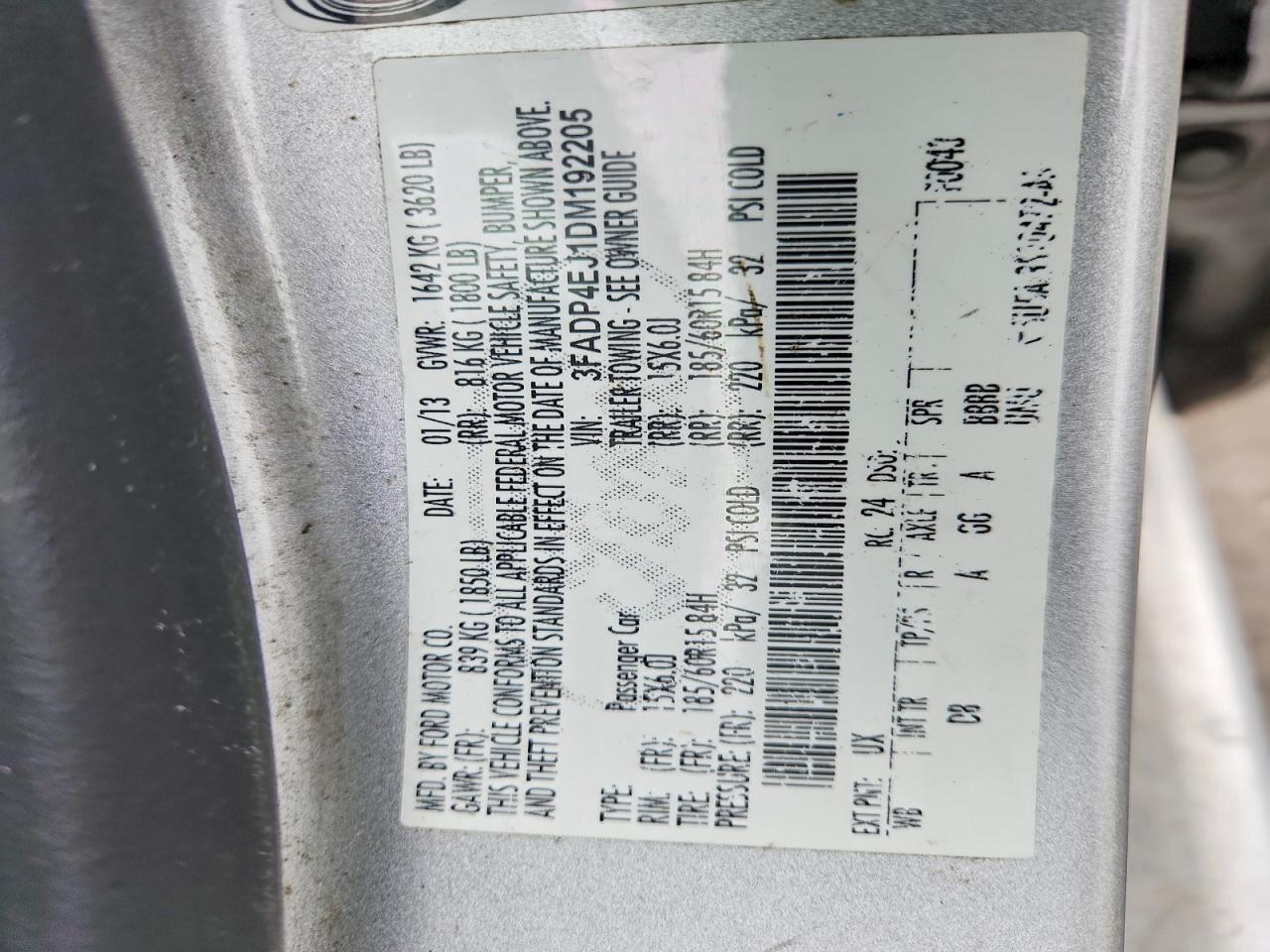 2013 Ford Fiesta se