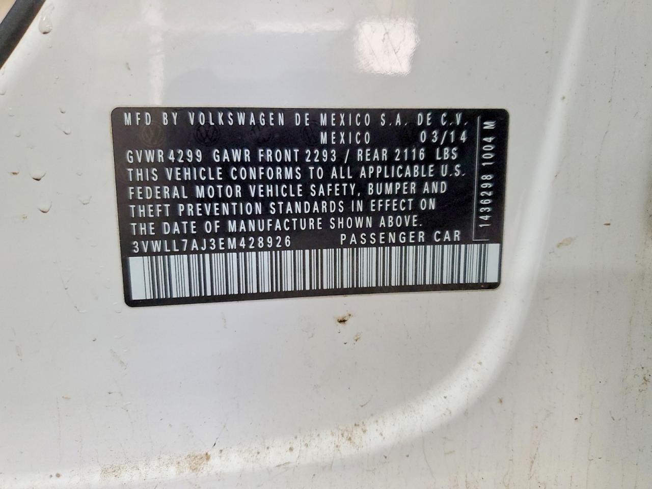 2014 Volkswagen Jetta tdi