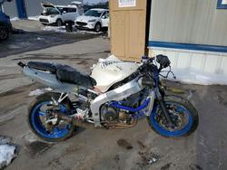 Salvage motorcycles for sale at Duryea, PA auction: 2001 Kawasaki ZX600 J1