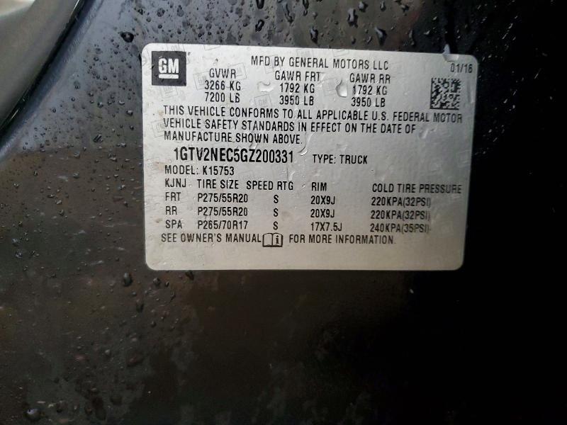 2016 GMC Sierra K1500 slt