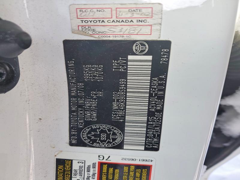 2009 Toyota Camry Base