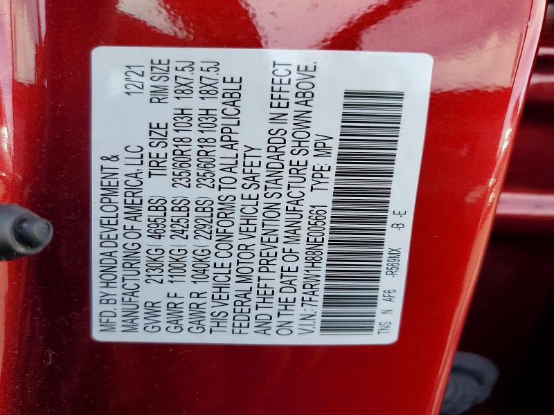 2022 Honda Cr-v exl