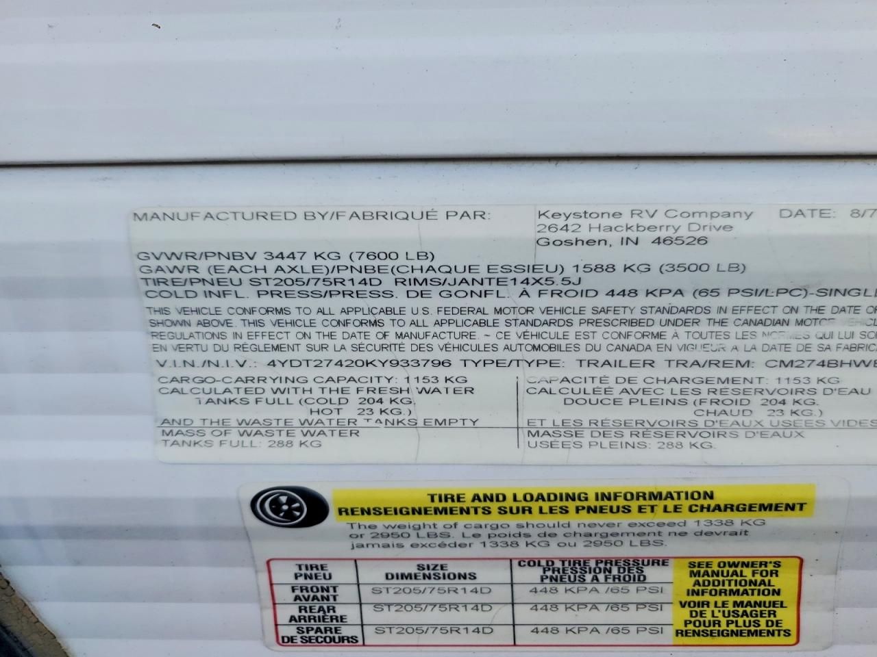 2019 Dutchmen Coleman-Camper