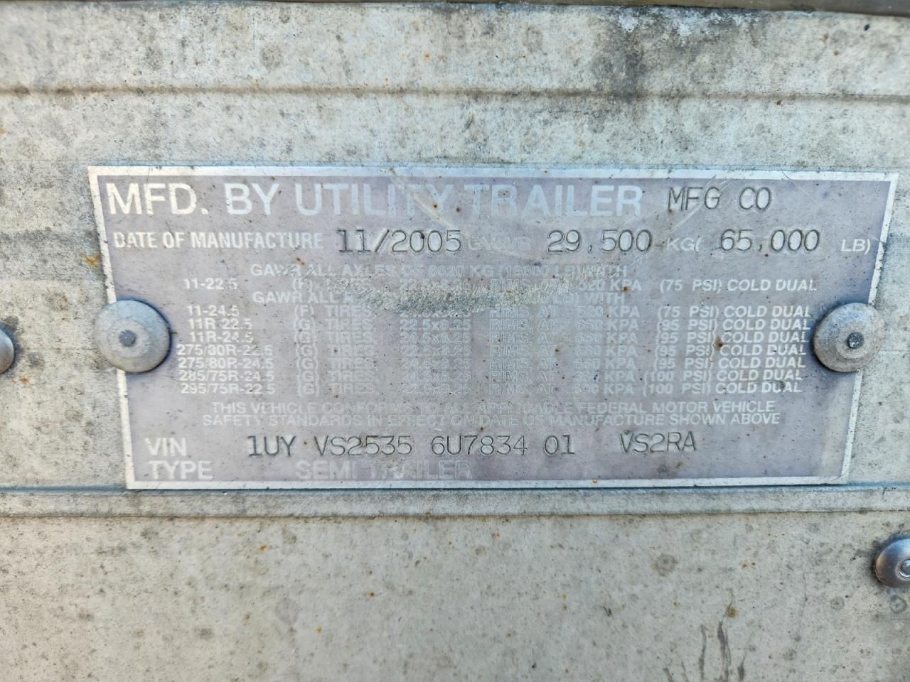 2006 Utility Refrigerat