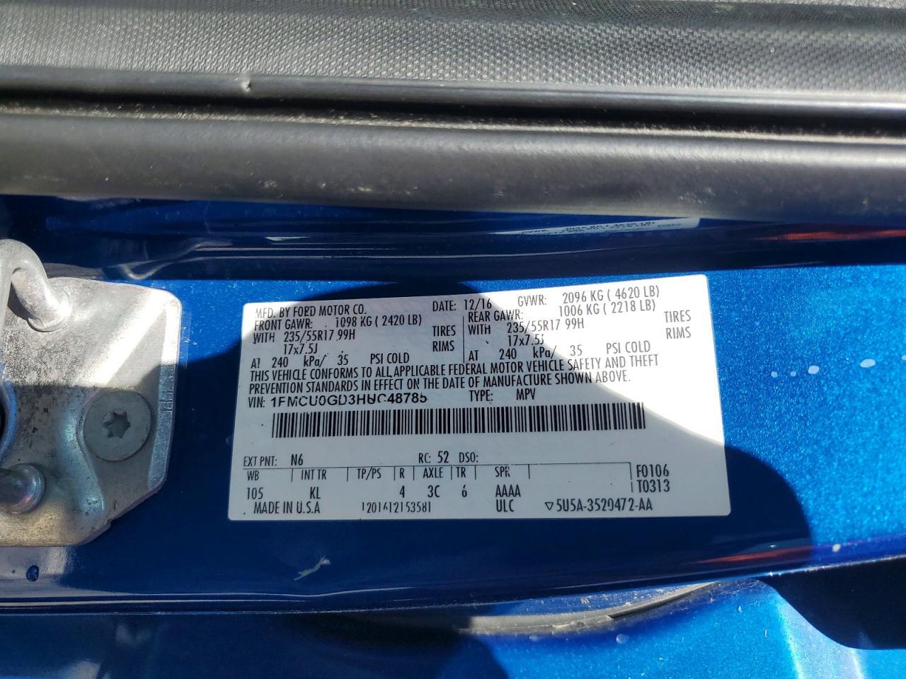 2017 Ford Escape se