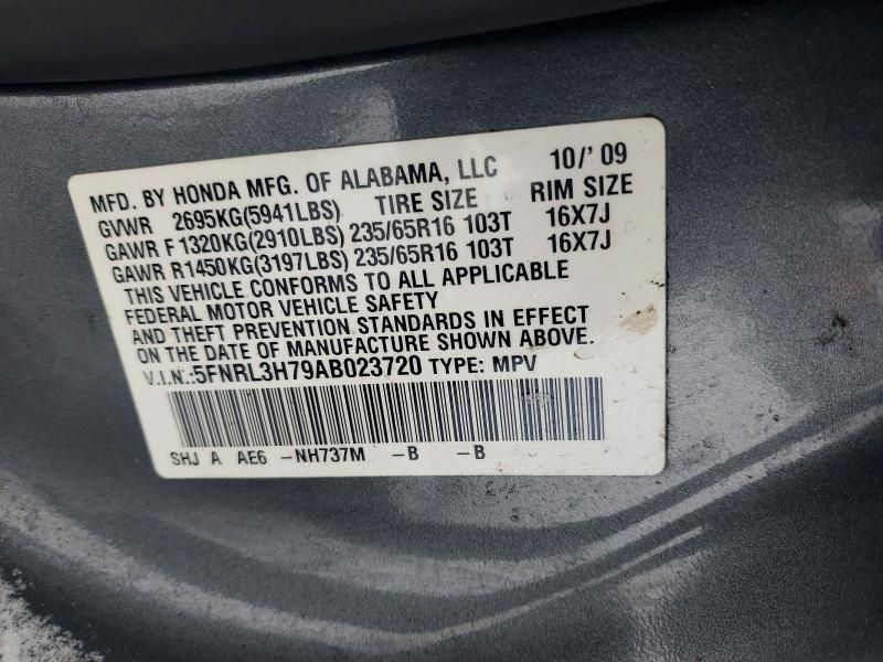 2010 Honda Odyssey exl