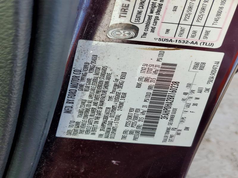 2011 Ford Fusion se