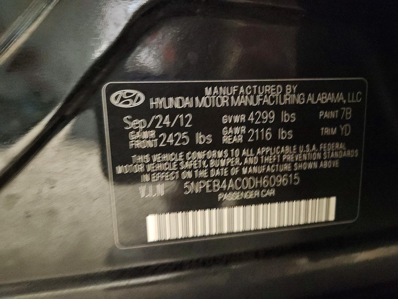2013 Hyundai Sonata gls