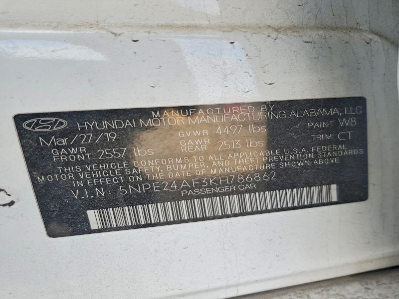 2019 Hyundai Sonata se